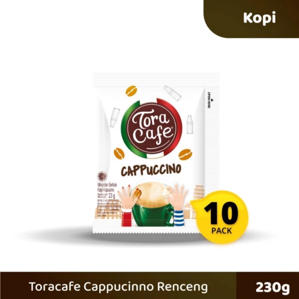 Toracafe Cappucinno Renceng isi 10 Sachet @23G