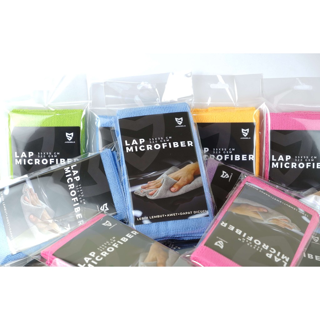 Kain Lap Microfiber Detailing Premium Quality 35x35 cm 320 GSM by Mizu Shield-5