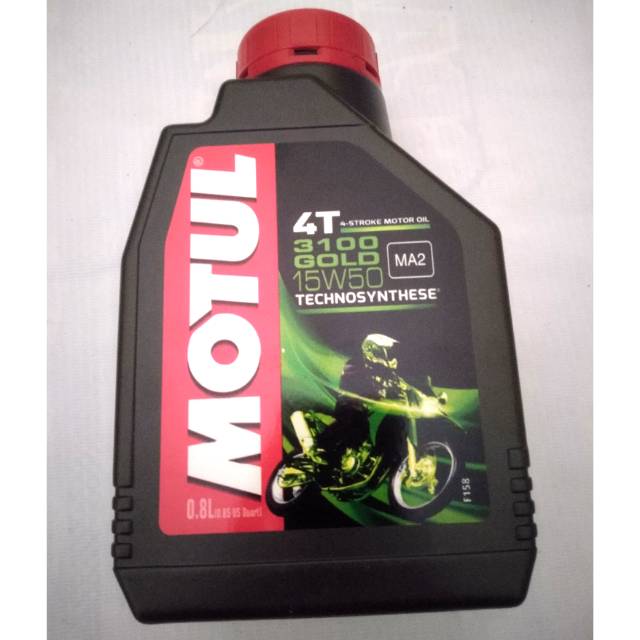 Oli mesin motul 4t 0.8 lt.(3100 gold) untuk semua jenis motor 4 tax