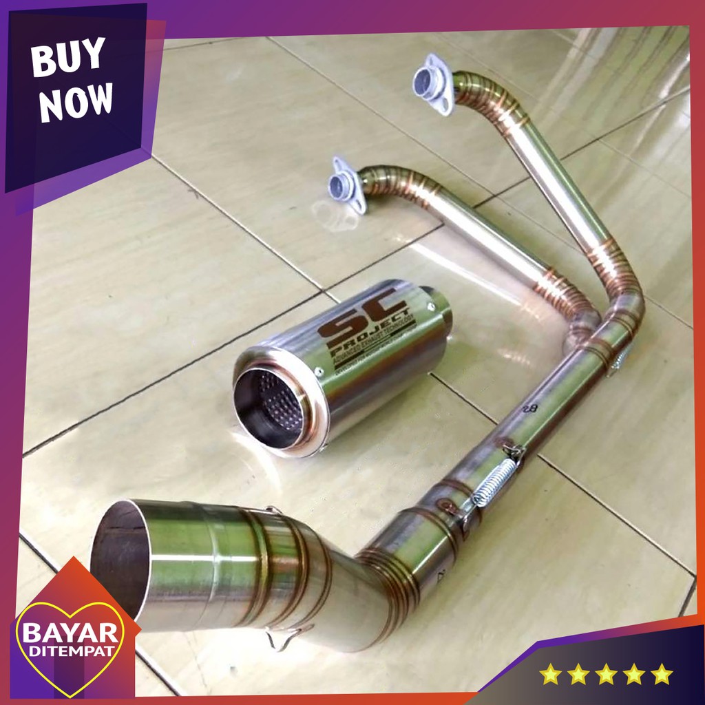 Knalpot Racing Ninja 250 fi karbu R25 MT25 Z250 CBR250 Z250Fi || SC Project