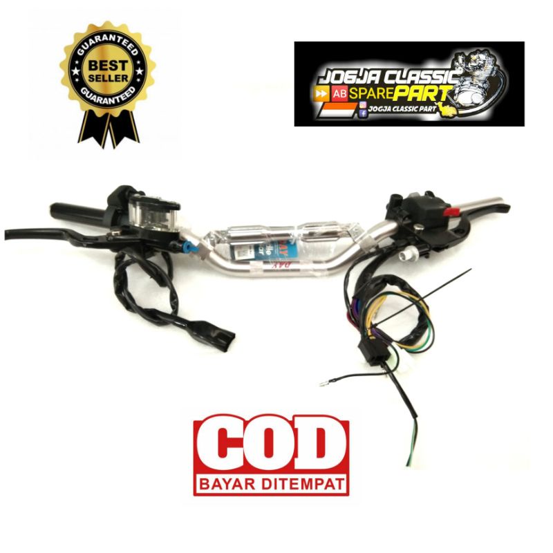 set stang copy daytona besar stang universal pnp mp gl tiger cb megapro gl100 cb125 cb dilan