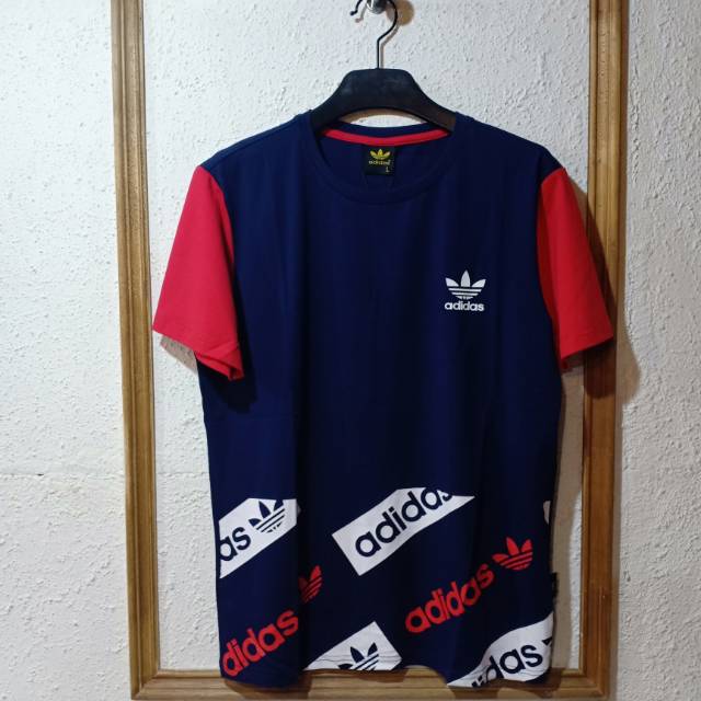 Kaos pria import adidas navi