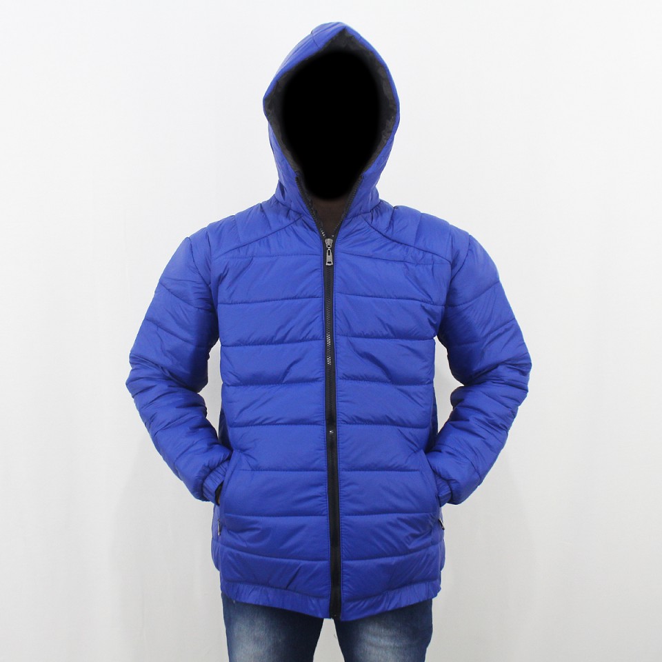 JAKET PUFFER TEBAL PRIA BIRU SIZE M L XL XXL  - JAKET WINTER - JAKET PARASUT TEBAL PRIA - JAKET GUNUNG TEBAL PRIA BIRU