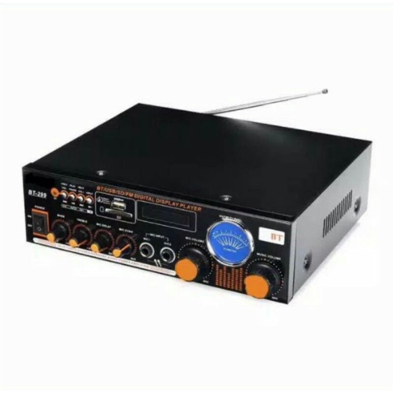 Cod Power Amplifier Fleco F-299/Amplie Audio Streo/Bleuthot/AC DC/Murah