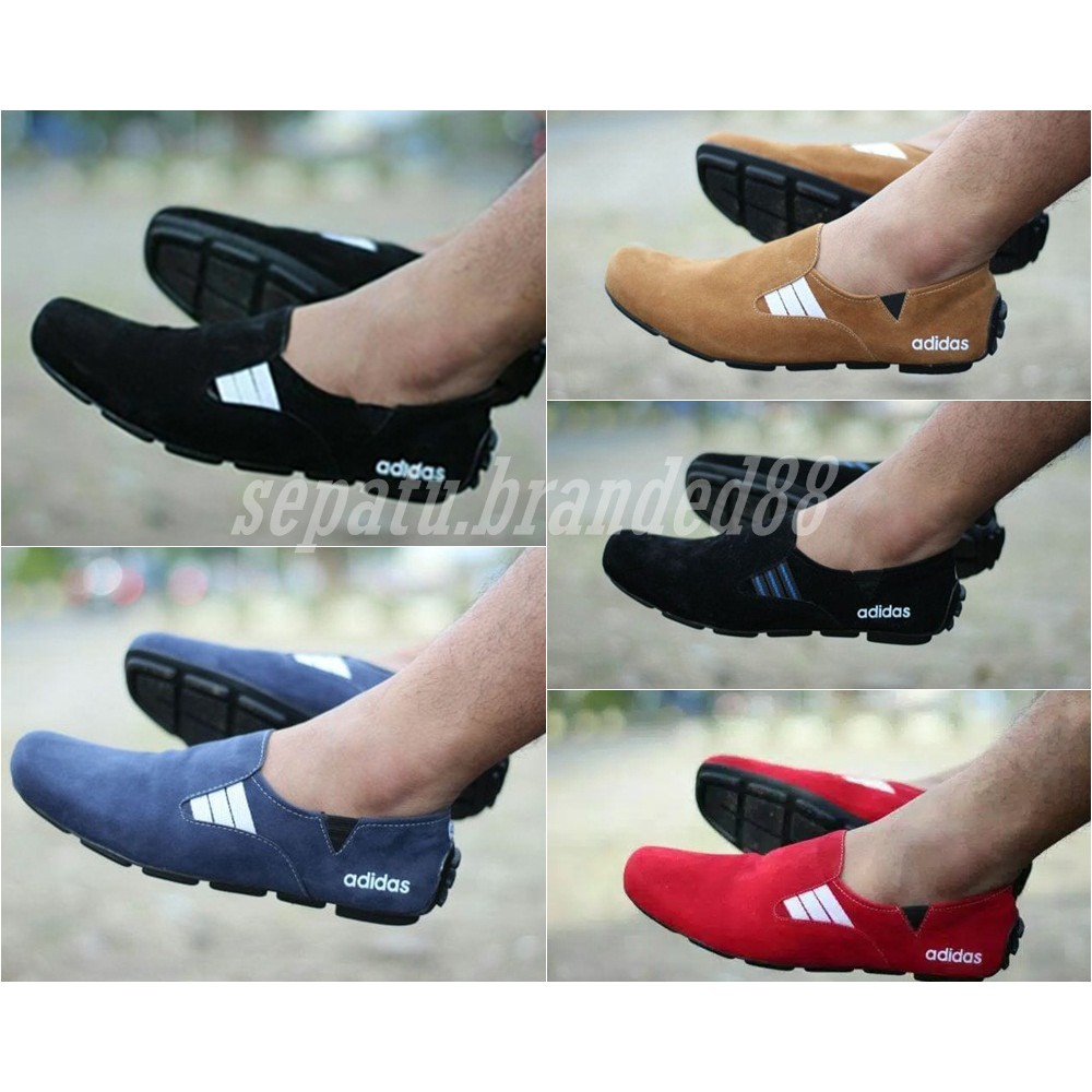 COD !! Sepatu Slop Pria Adidas Suarez Sepatu Slip on Pria Kasual Santai Trendy