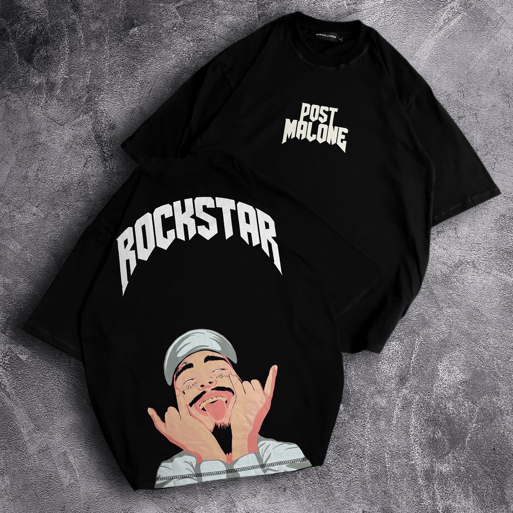 [Oversize] BAJU KAOS OVERSIZE / OVERSIZE T-SHIRT &quot;rock star 2&quot;