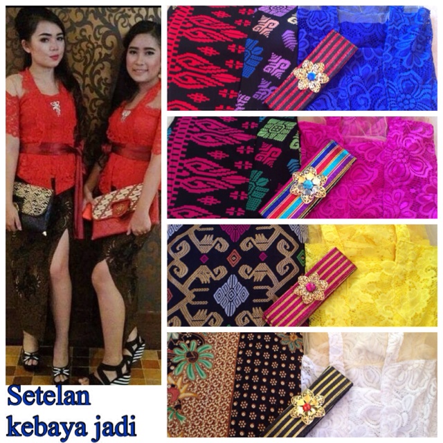 Set kebaya jadi modif kutubaru