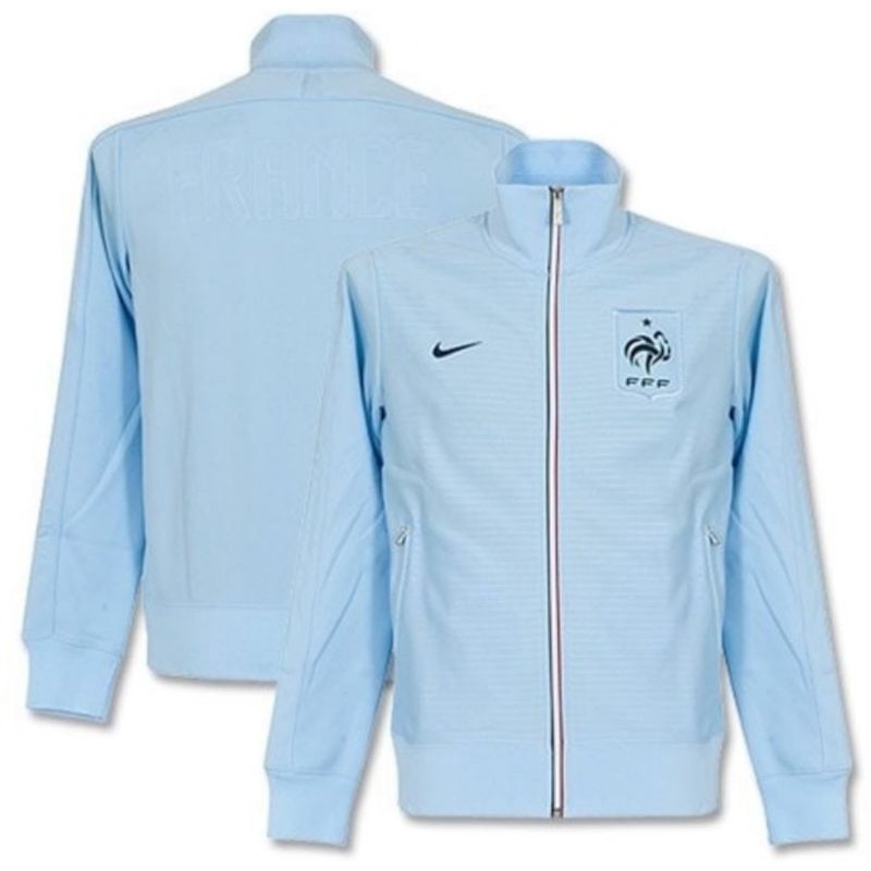 Preloved Jaket Bola Prancis Biru Grade ORI