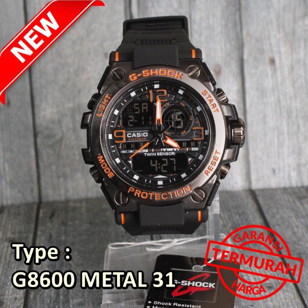 MODEL BARU G-Shock Casio G8600 Metal Besi Jam tangan pria digital sporty outdoor mewah bukan SKMEI