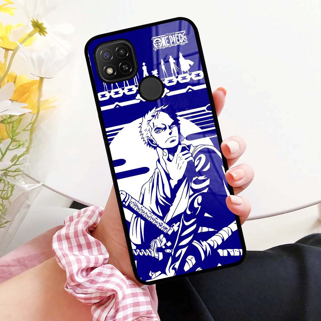 Case Glossy Kilau Hp Xiaomi Redmi 9C | Casing 9c | Case Mewah | Motif Anime One Piece