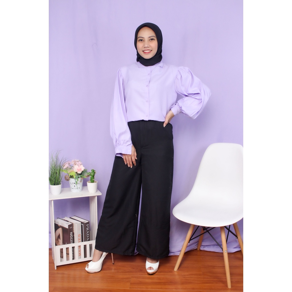 RX Fashion - Audry Rufi Basic Shirt Blouse / Blouse Mona / Kherila -BN-1