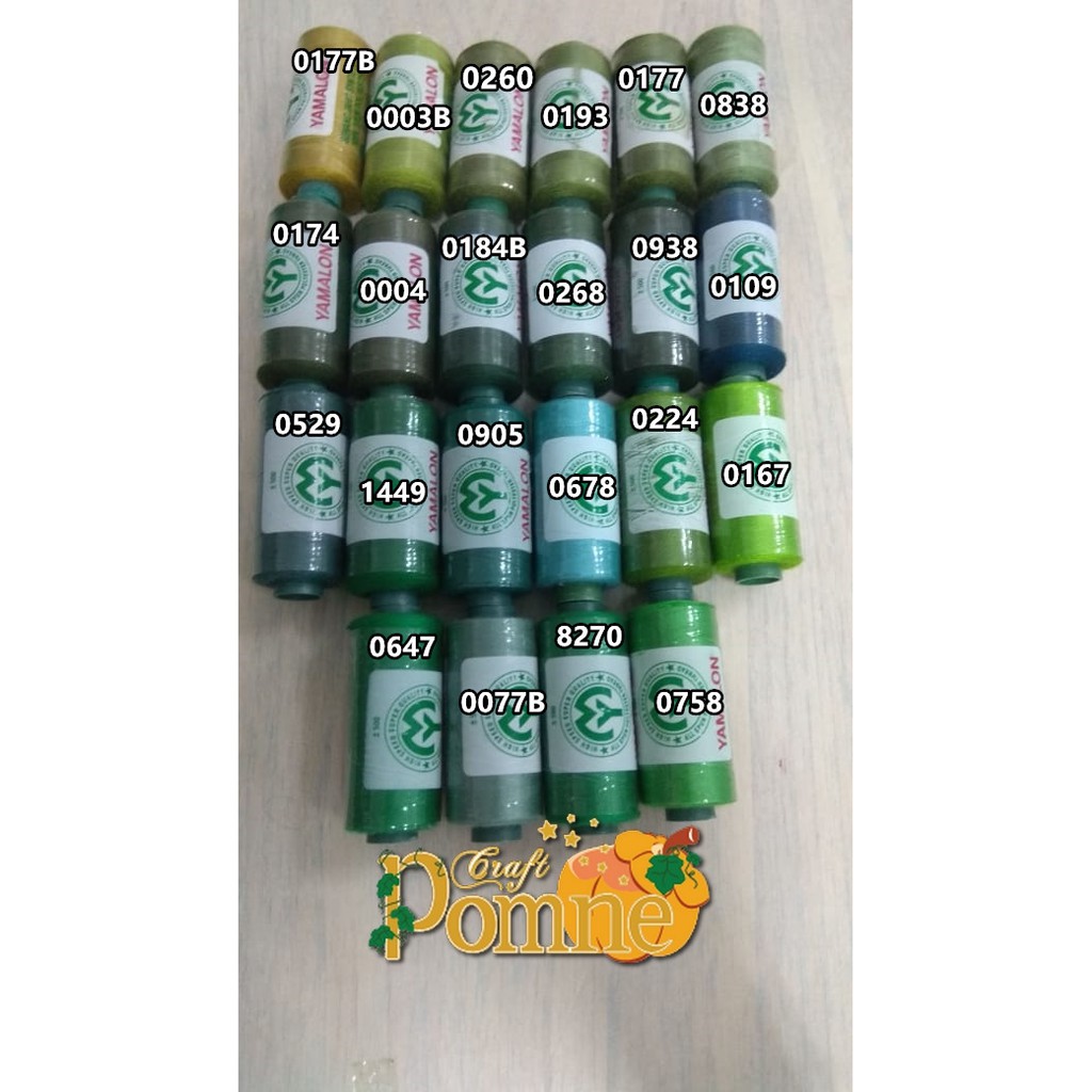 Benang Jahit/ Sewing Thread/ Yamalon/Green 2/ 20 gr