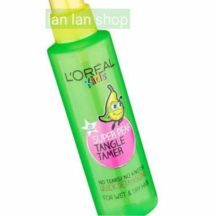 Loreal Kids Super Pear Tangle Tamer Quick Detangling Detangler L