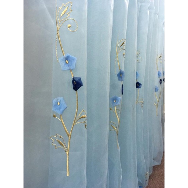 vitrase bordir pita vitrase bordir motif bunga vitrase murah dalaman gorden