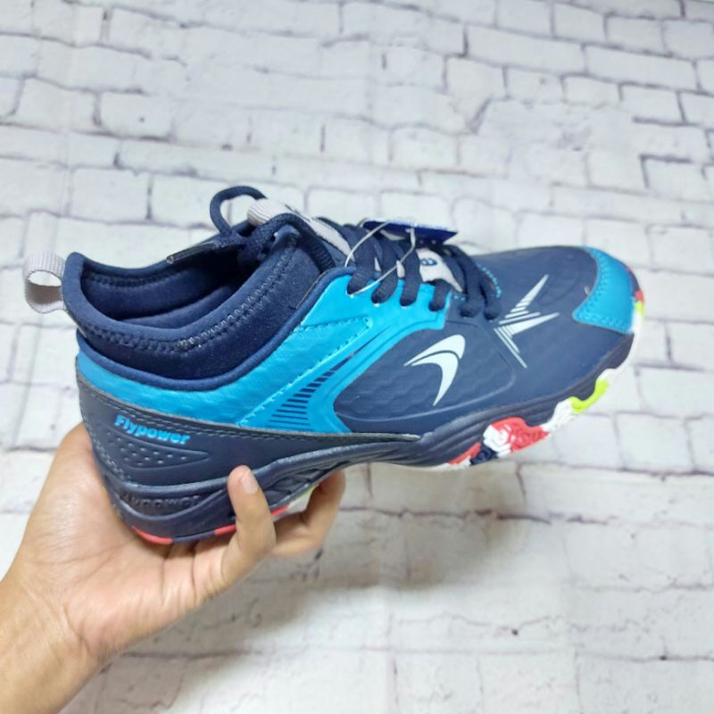 SEPATU BADMINTON FLYPOWER LOSARI 5 NAVY ORIGINAL