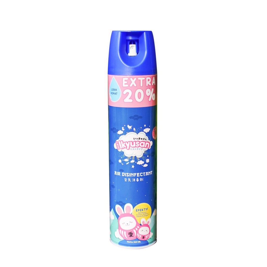 IKYUSAN ORGANIC BABY AIR DISINFECTAN 360ML EXTRA 20%