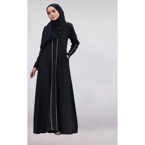 Abaya hitam modern | Shopee Indonesia