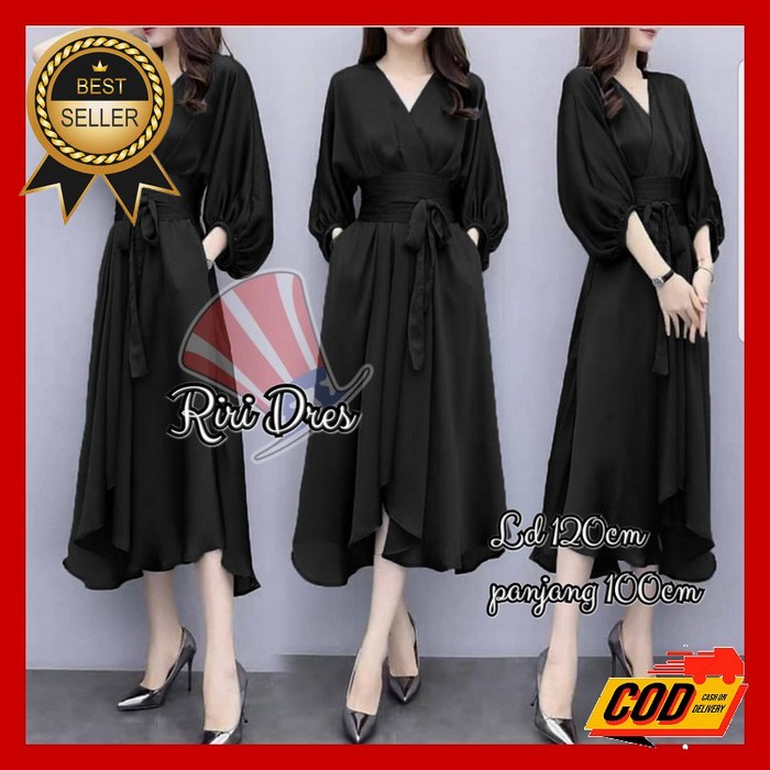 Platya/ Vexana Lace Party Dress Import Dress Pesta Mewah Brukat Import Riri Dress(Bahan Twiscone, U