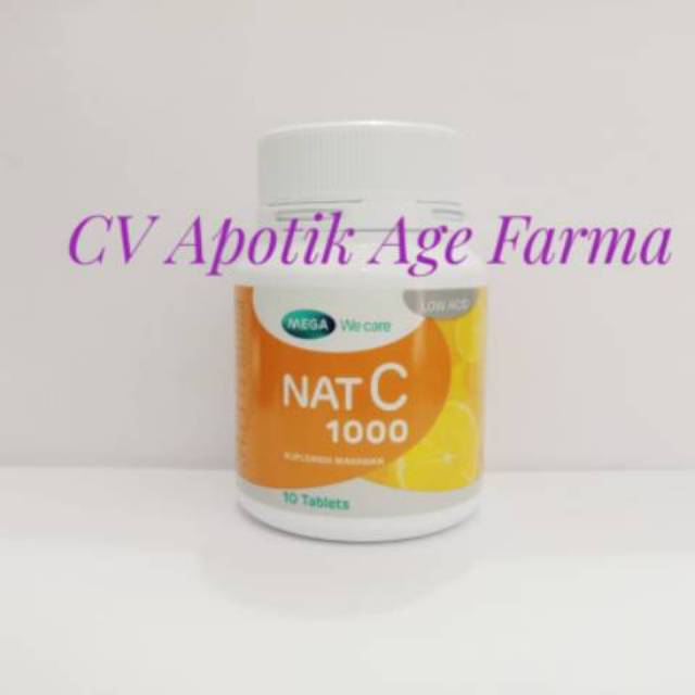 Nat C 1000 Tablet isi 10 (Mega LifeSciences)