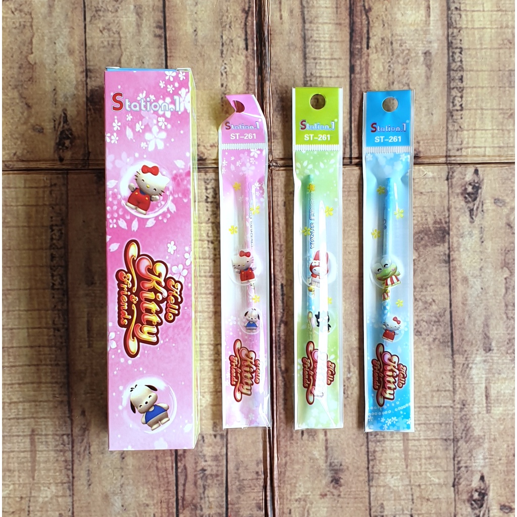 Isi Ballpoint Gel 1pak Isi 20pcs - Isi Gellpen  0.38 mm - Gel Ink Refill Motif Unik-2