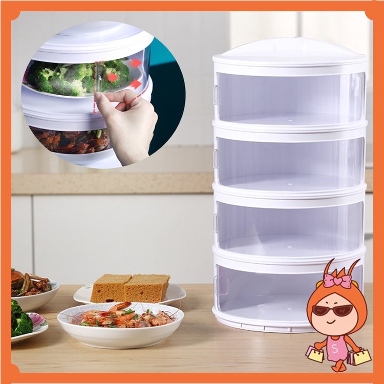 Reseller Welcome - H5366 Rak Lauk Tudung Saji / Rak Lauk Makanan Anti Debu / Tudung Saji Susun Penyi