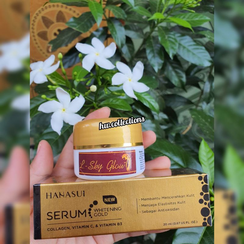 Cream linsky original + Serum gold hanasui.