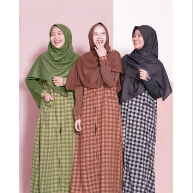 Gamis Zippy Square | Hijab Alila