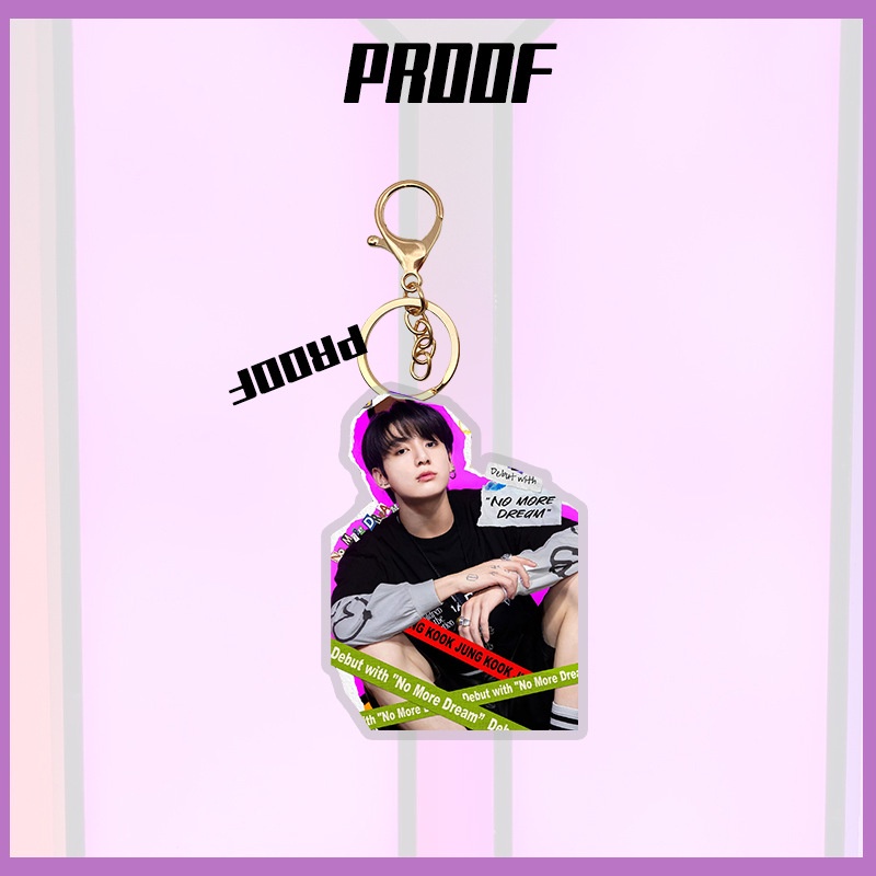 1pc Gantungan Kunci Desain BTS JIN V RM JIMIN SUGA