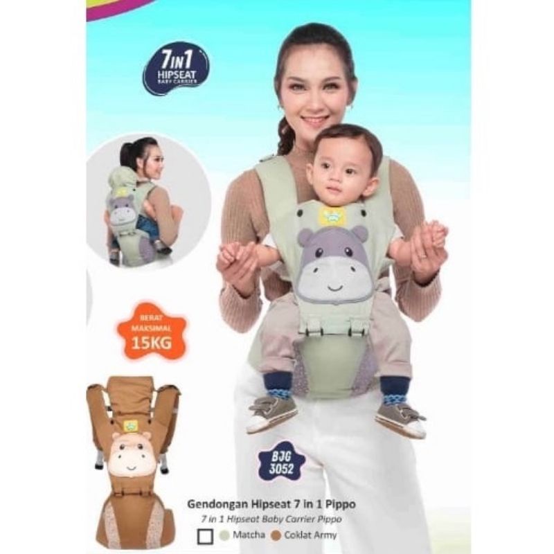 BABY JOY GENDONGAN HIPSEAT 7 IN 1 PIPPO BJG3052