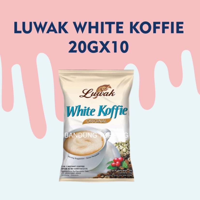 Luwak White Koffie 20grx10 perenceng