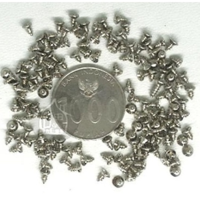 SEKRUP KECIL / SEKRUP LEMARI / SEKRUP MINI CHROME ISI 100 PCs