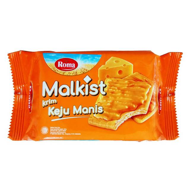 

ROMA MALKIST CRACKERS KEJU COKELAT Cappucino 120 gram - Biskuit Makanan Ringan Murah