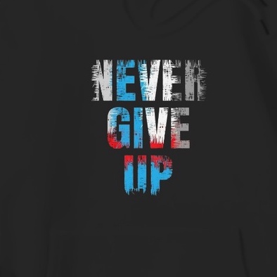 Pro.Coll - Never Give Up Hoodie - Hoodie Pria dan Wanita