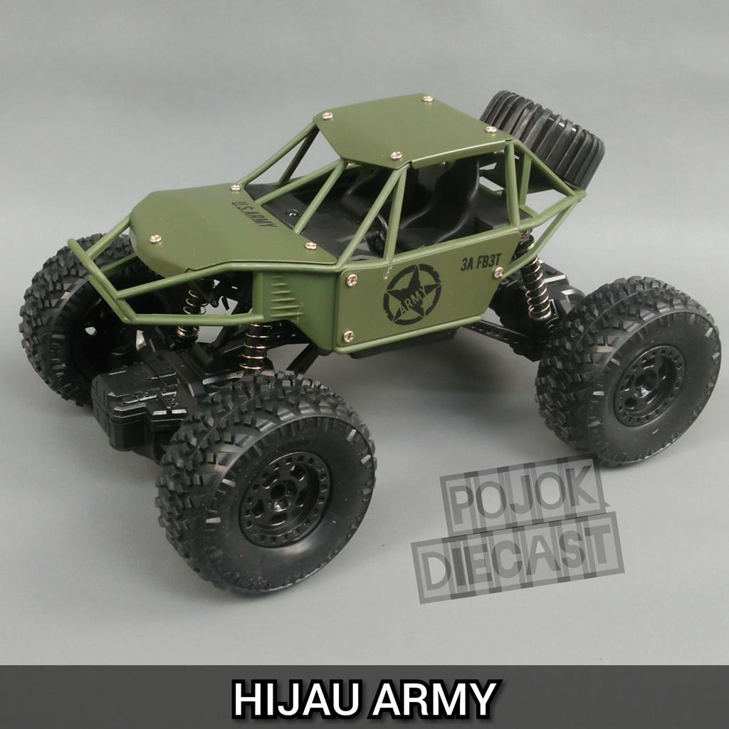 Mobil Remot Jeep Army Military Mainan RC Remote Control