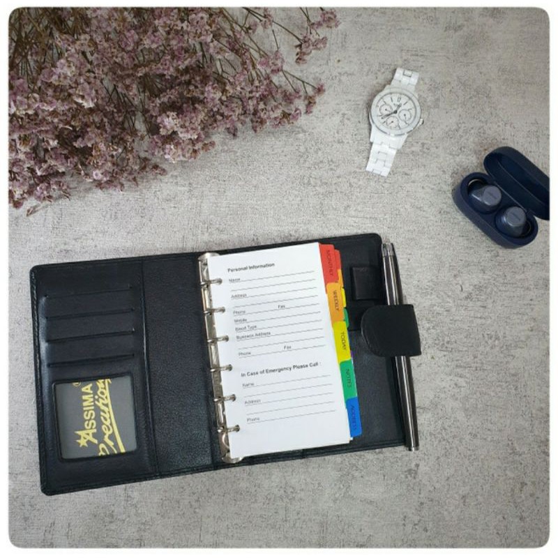 DOMPET AGENDA KULIT SAPI ASLI ASSIMA 2236