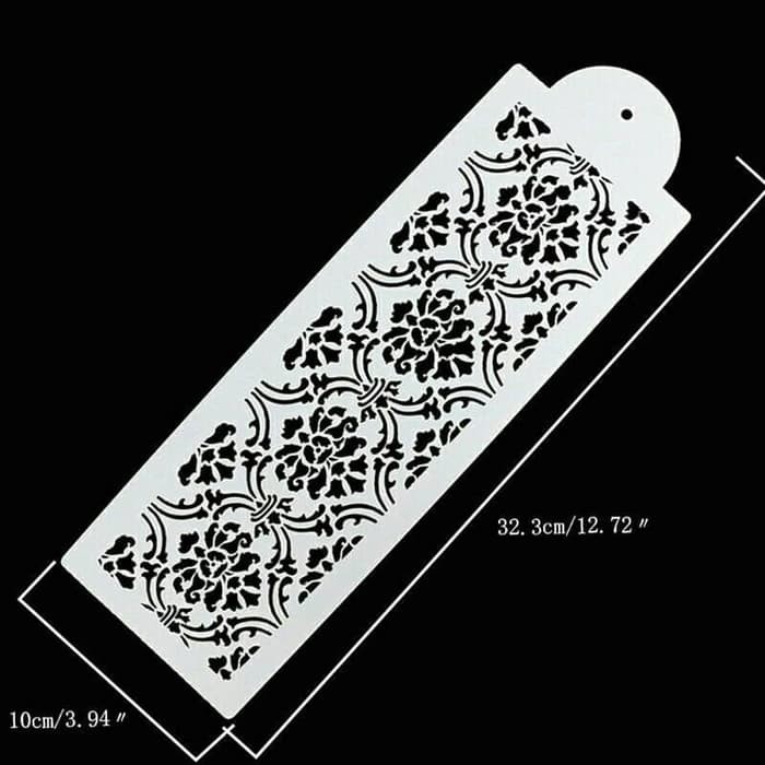 

1 pcs cake stencils cake stensil cake pattern untuk membuat motif kue