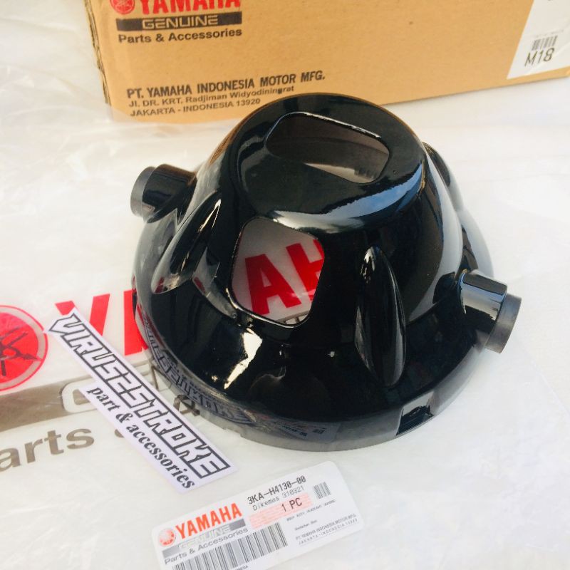 Batok Belakang Lampu Depan Bulat Yamaha RX King New Peredam 2007 - 2008 Scorpio Original 3KA-H4130-0