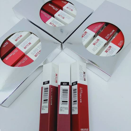 Lipcream Maybelline Barcode Isi 3 Tanpa box - Lipcream Maybelline Matte INK