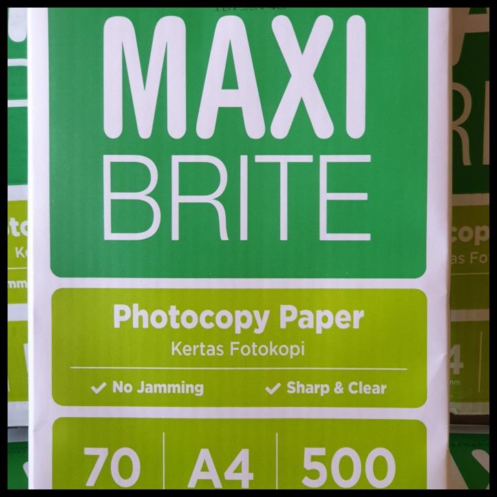 

Kertas Hvs 70 Gram Maxibrite A4