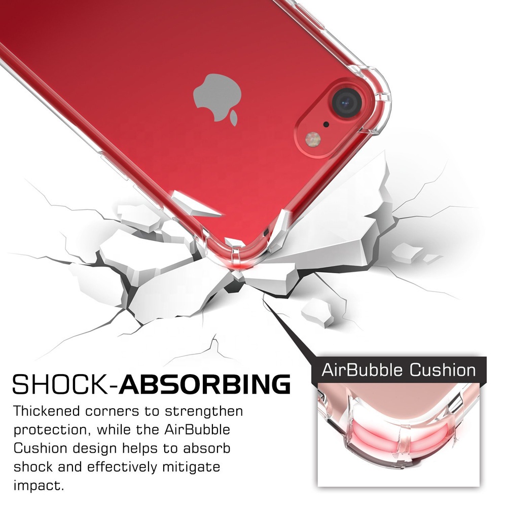 SOFT Anti crack IPHONE SE 2022 / SE 2020 / 8 / 8 PLUS  7 / 7 PLUS  6 / 6s PLUS 5 / 5s 4 / 4s CASE IPHONE