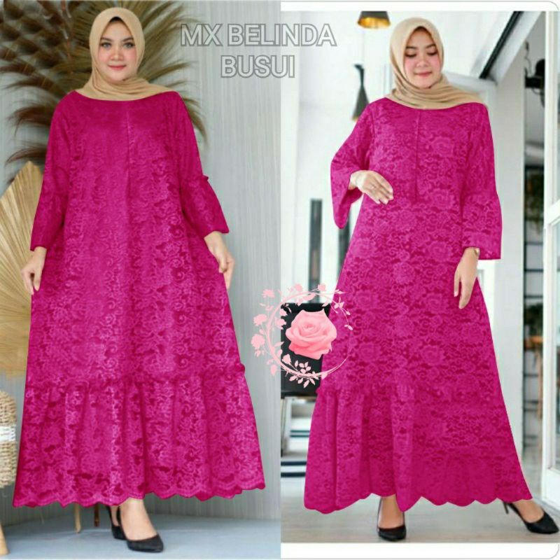 [BISA COD] GAMIS BROKAT FULL furing polos | rempel | susun [Best Seller]