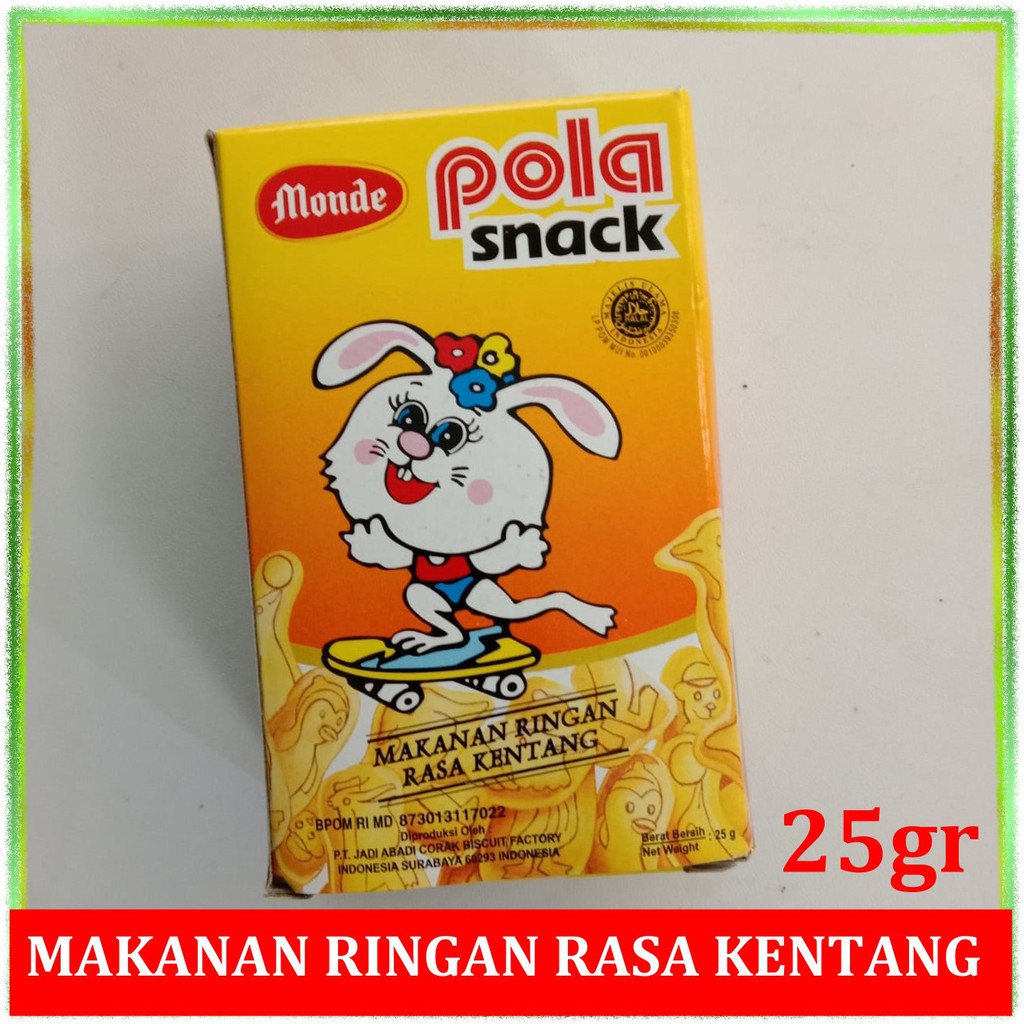 

Pola Snack Makanan Ringan Rasa Kentang Potato 25gr