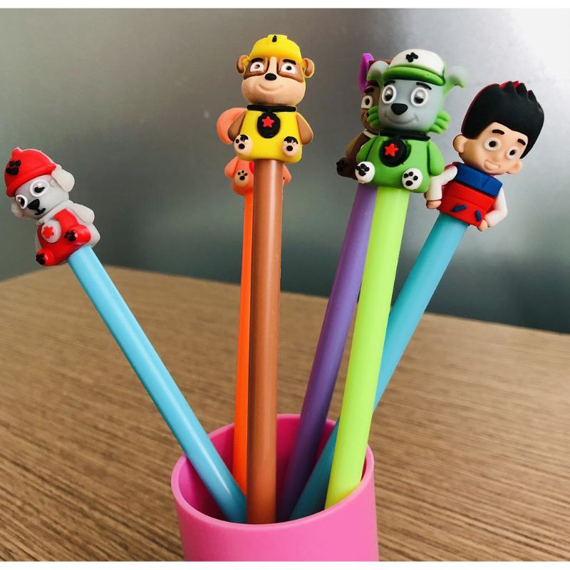 

Pulpen pena gel karakter motif animal dog / pena gel alat tulis karakter animal