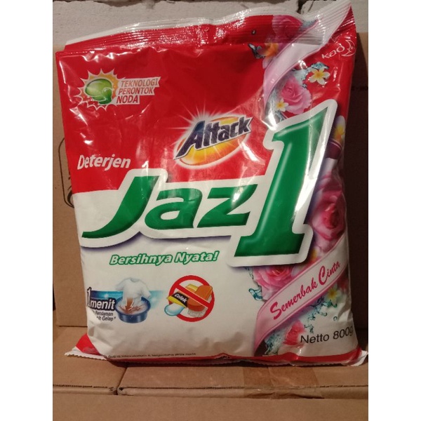 Attack Jaz1 Semerbak Cinta Deterjen Bubuk 800gr