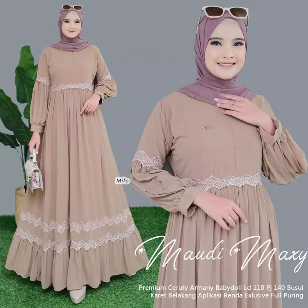 Baju Gamis Mewah Pesta Kondangan Dres Syari Perempuan Bju Muslimah Dress Terbaru 2022 Gamis Lebaran 
