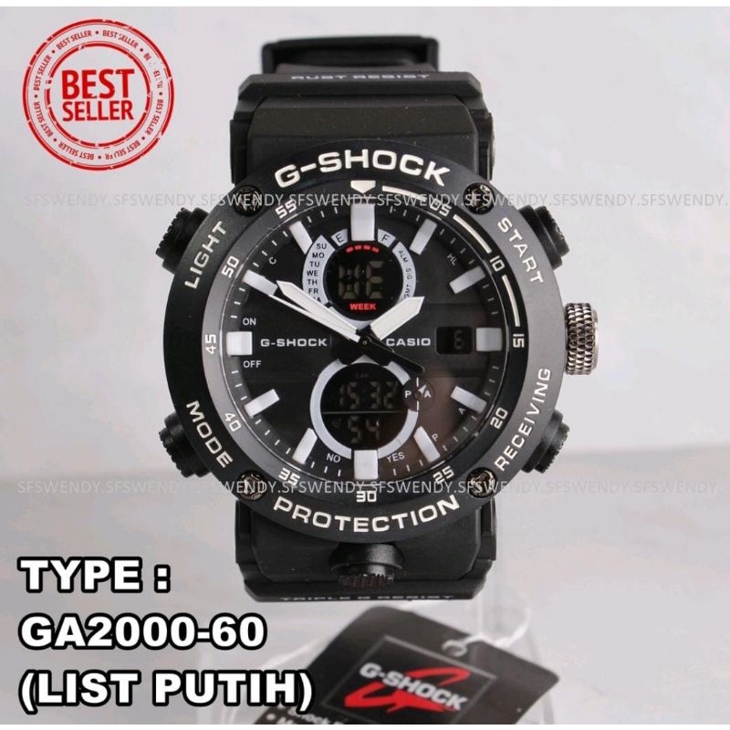 Jam Tangan GA2000 Terbaru Jam Terlaris Pria Dualtime. Jam Tangan Outdoor