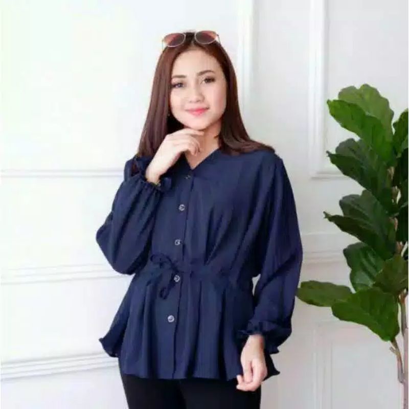 KIARA BLOUSE//MOSCREPE//MURAH//