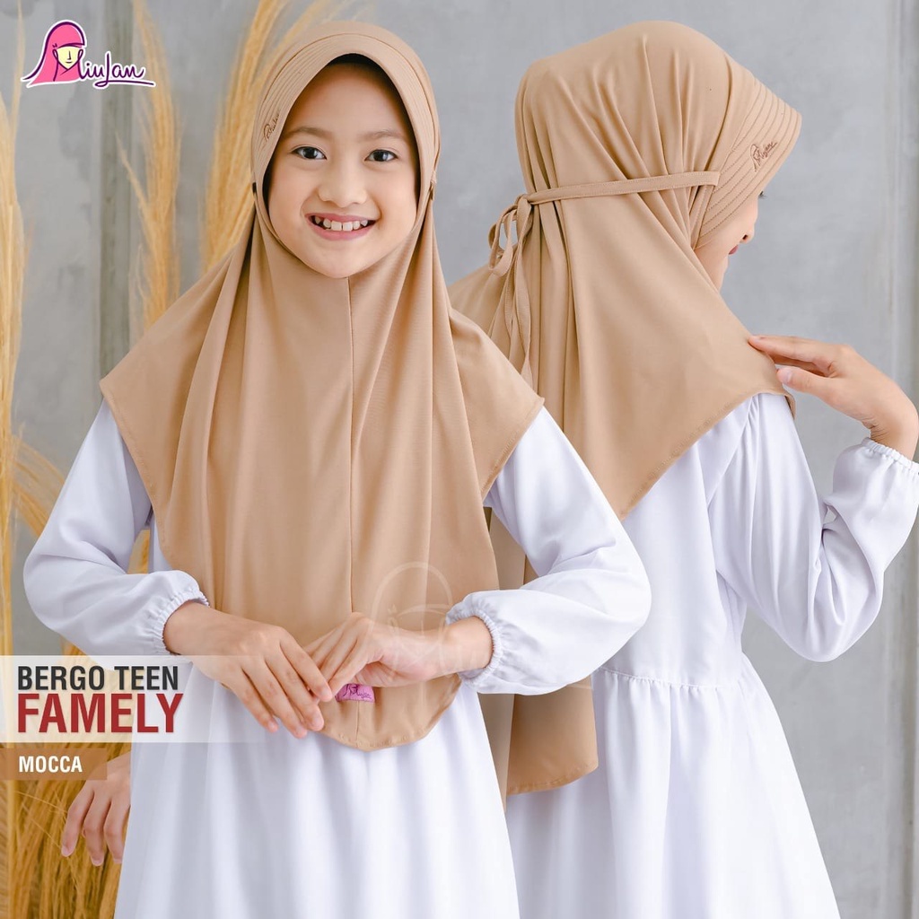 JILBAB BERGO TEEN FAMELY Original Miulan