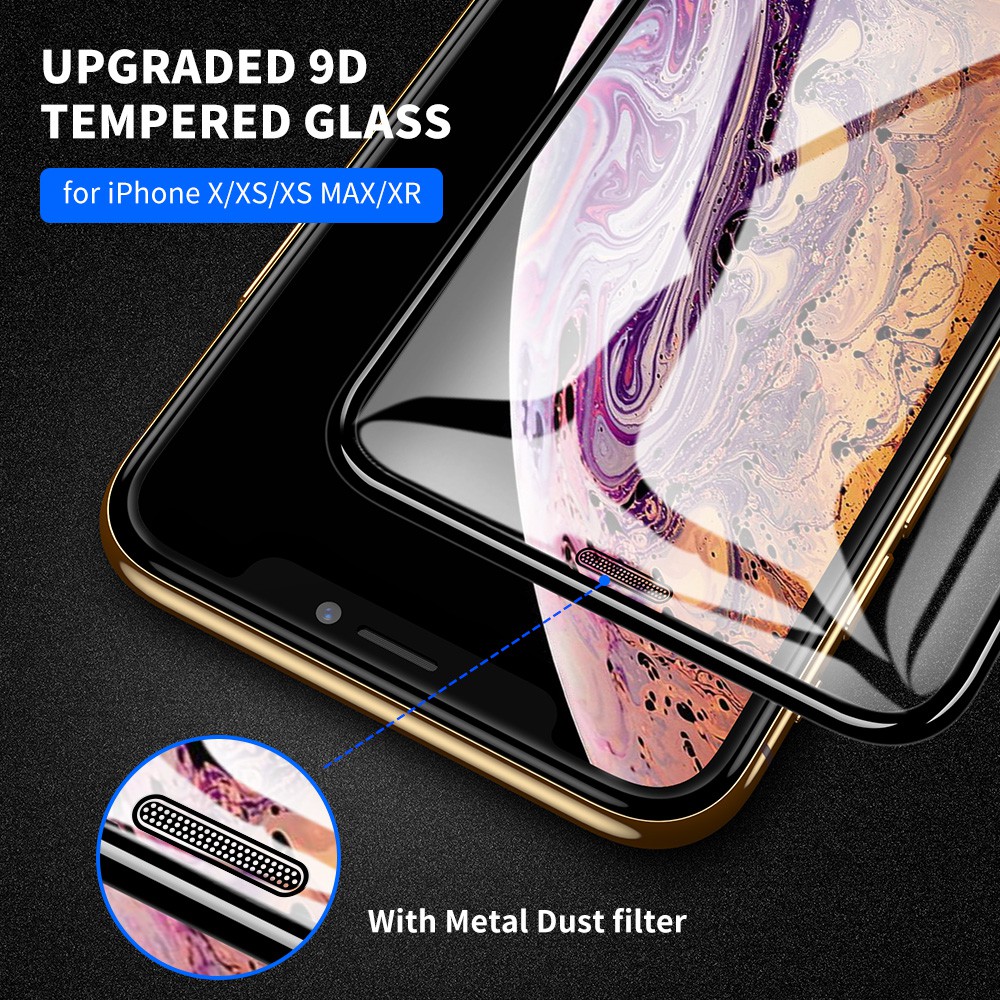 Pelindung Layar tempered glass Anti Debu Untuk iPhone 11 / 13 Pro MAX / i6 / 6s / 7 / 8 Plus / X / XR / Xs MAX / 11 Pro MAX