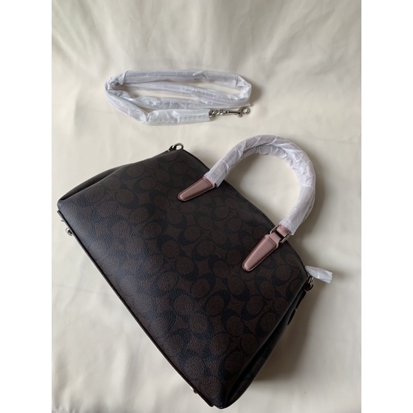 Coach Signature Sage Caryall Brown Rose( F31986)